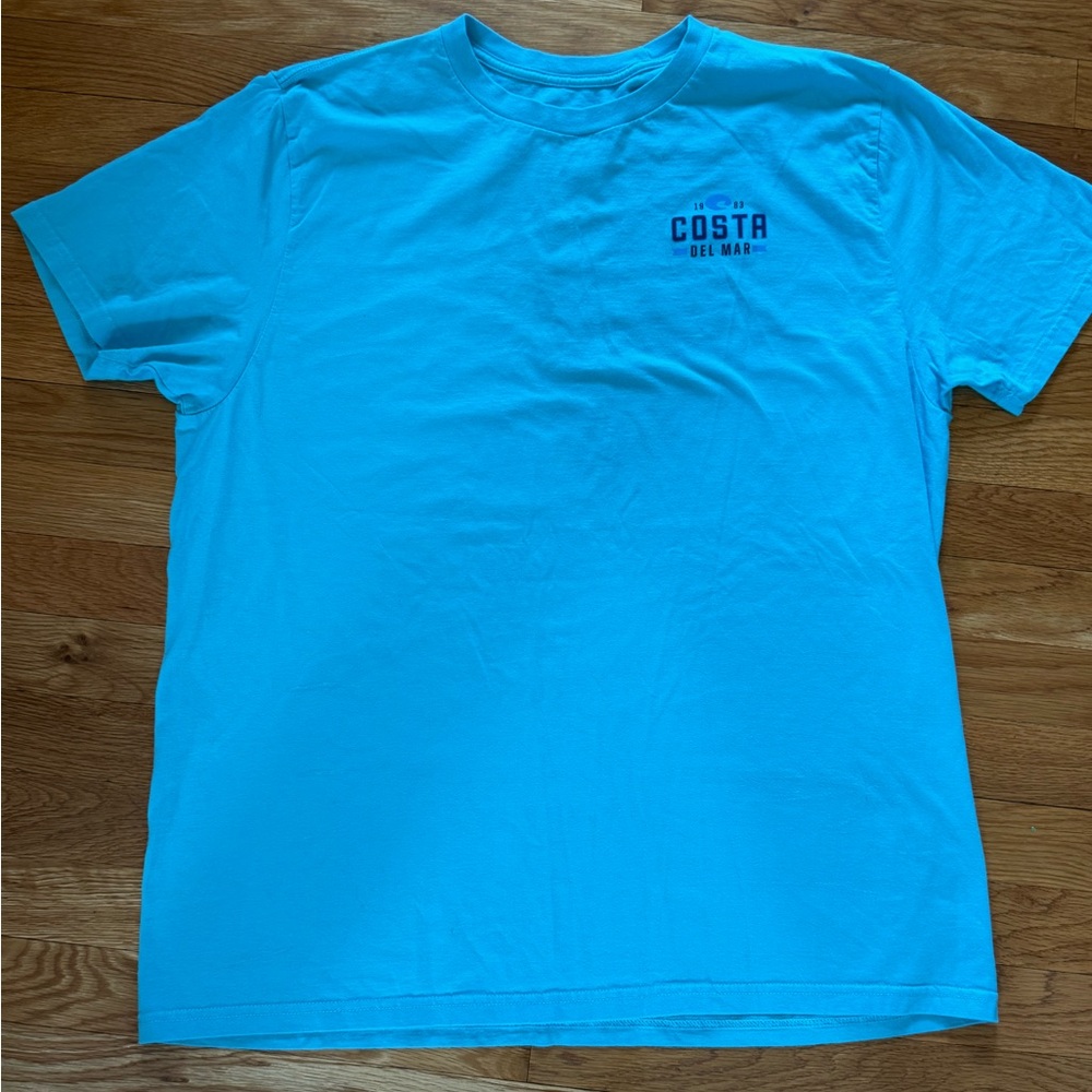 Costa Men's Aqua Short Sleeve Tee